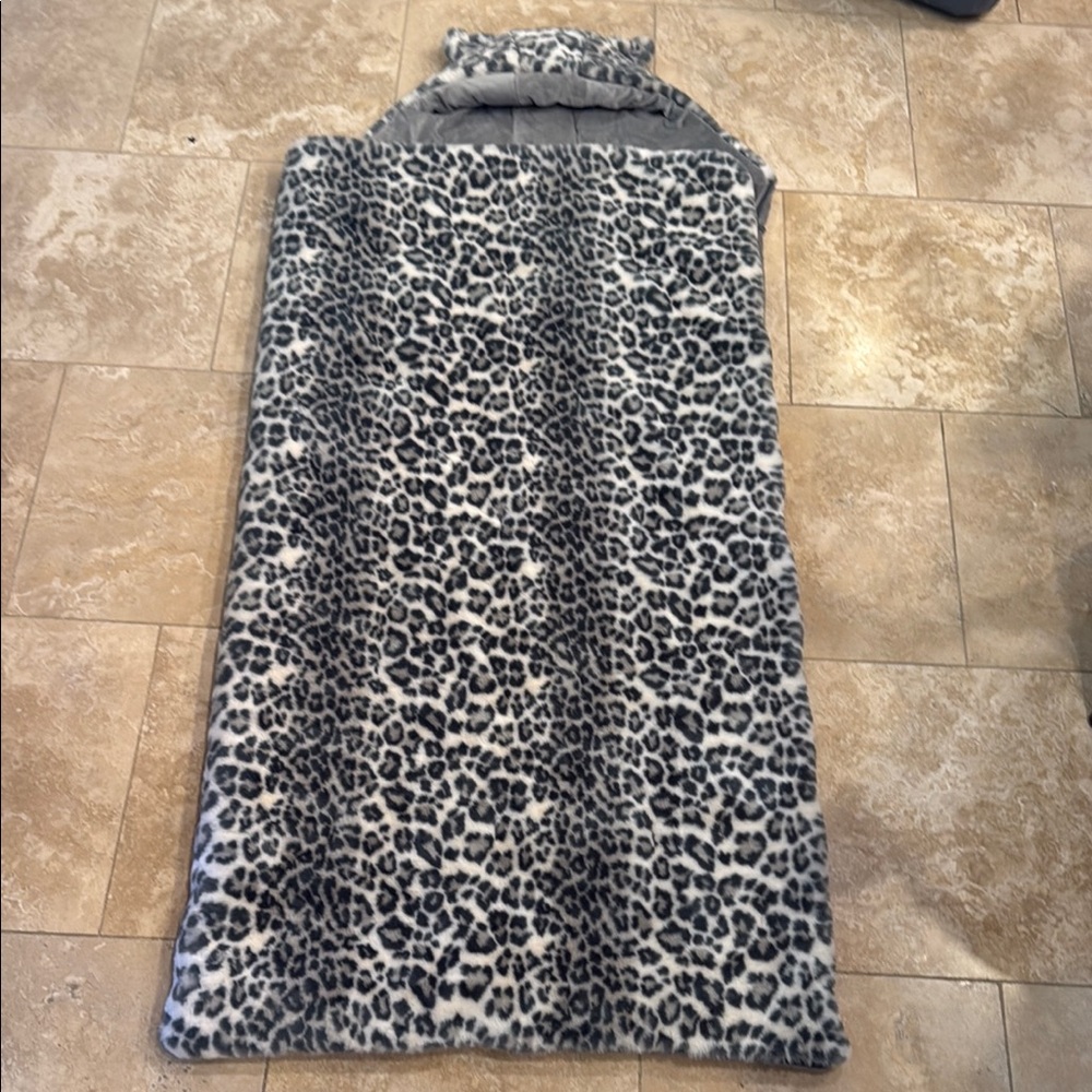 PB TEEN Leopard Print Sleeping Bag